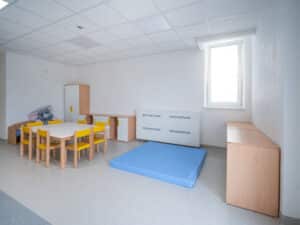 Detské oddelenie, kde je prítomnosť rodiča súčasťou liečby